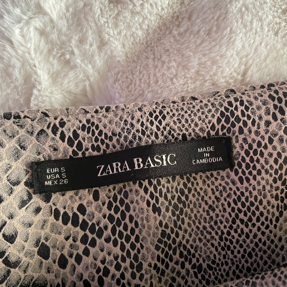 Zara snake skin skort - Picture 2 of 3